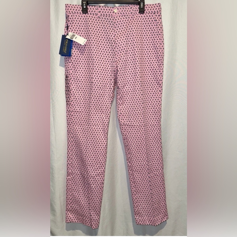 Polo Ralph Lauren Pants Golf Tailored Fit Pink Stretch Wicking Mens 34x34 NWT